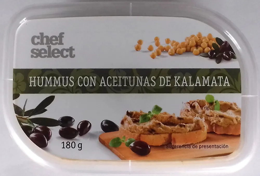 Hummus con aceitunas de Kalamata
