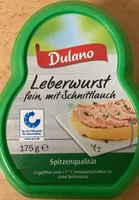 Leberwurst fein, mit Schnittlauch