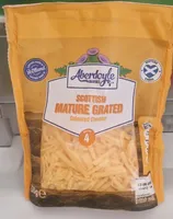 Scottish mature coloured grated cheddar
