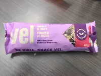 Vel fruit and nut bar
