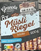 Müsliriegel ohne Zuckerzusatz - Schoko