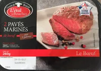 Pavé de Boeuf Mariné aux 3 Poivres