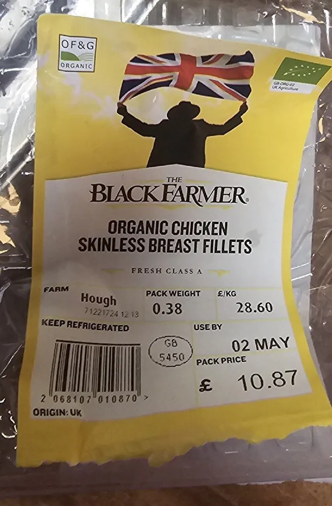 Organic Chicken Skinless Breast Fillets