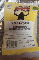 Organic Chicken Skinless Breast Fillets