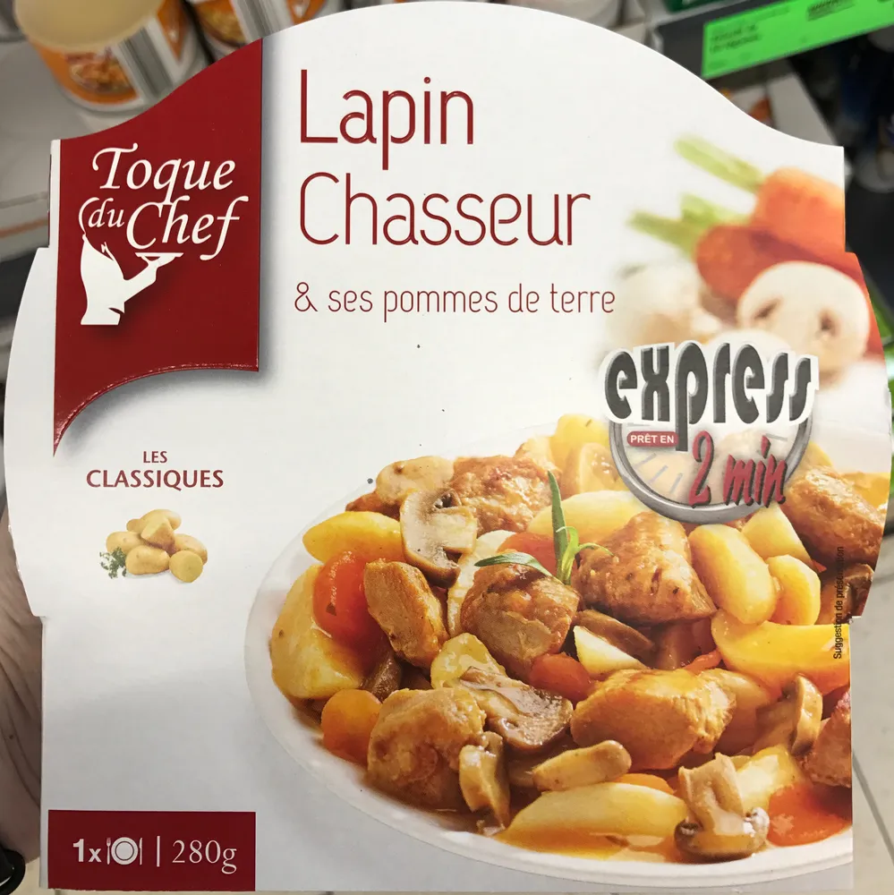 Lapin Chasseur & ses pommes de terre