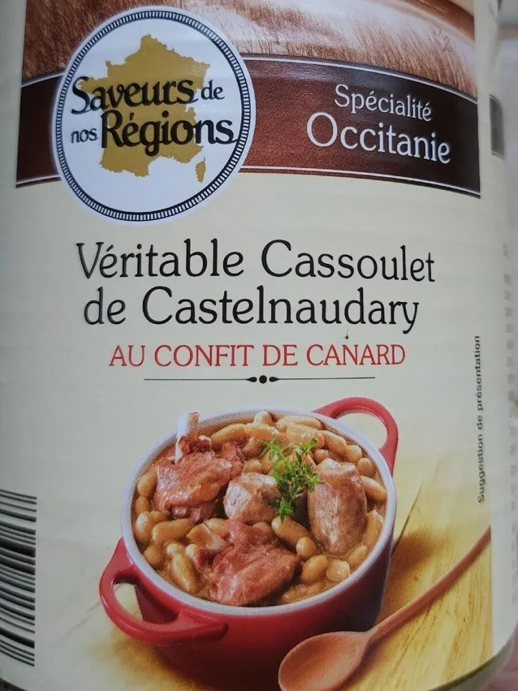 Véritable cassoulet de castelnaudary au conflit de canard