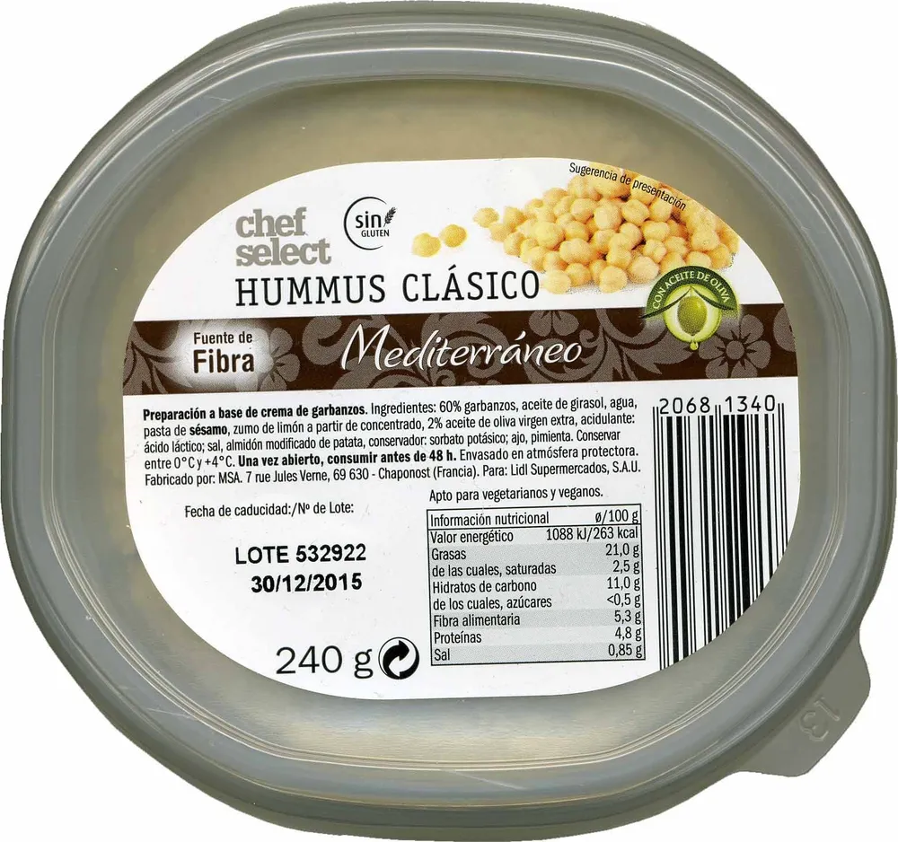 Hummus clásico
