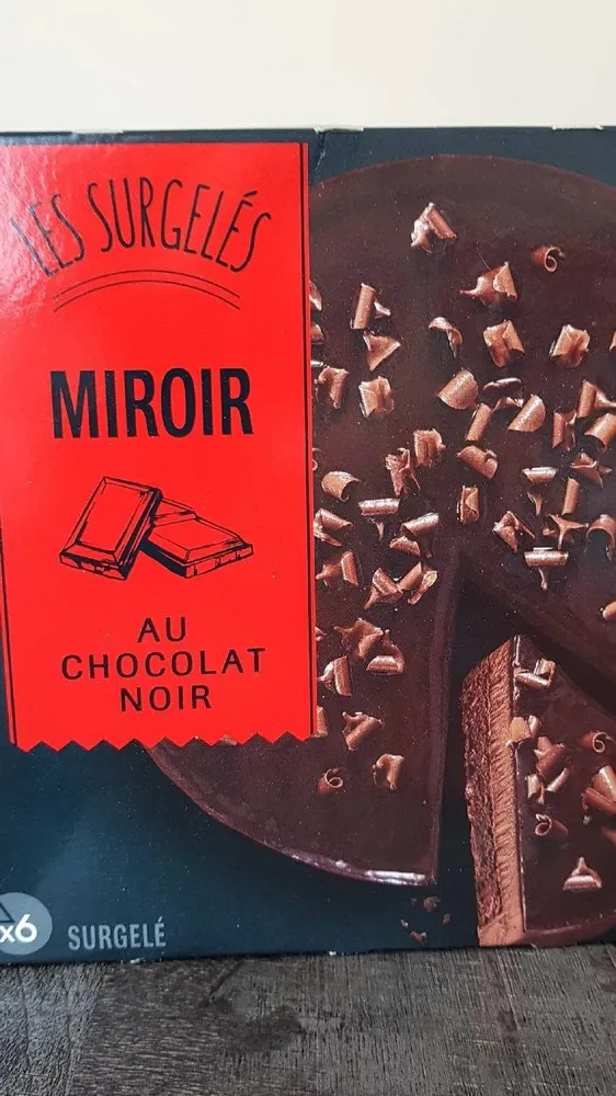 Miroir au chocolat noir