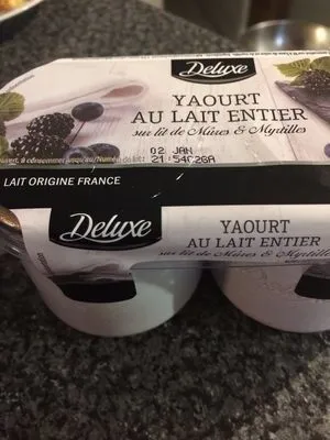 Yaourt brassé sur lit de marrons