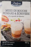 Mise en bouche homard ecrevisse