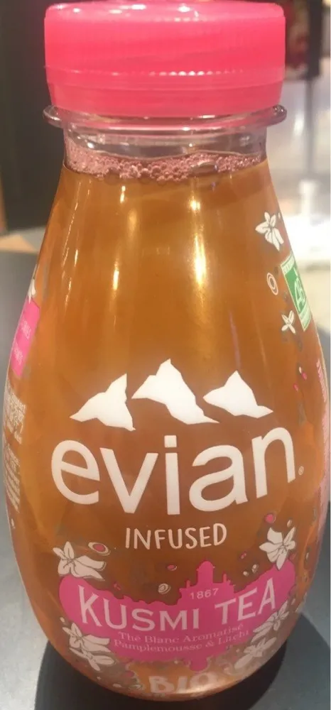 Evian Infused Thé blanc aromatisé pamplemouse & litchi