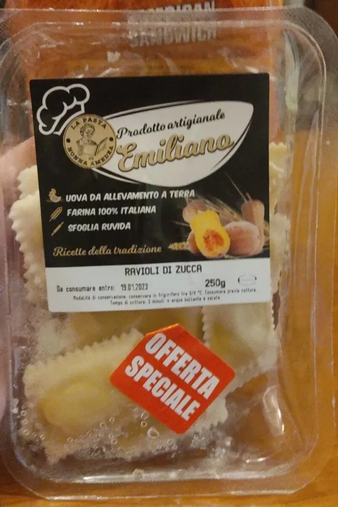 Ravioli di zucca