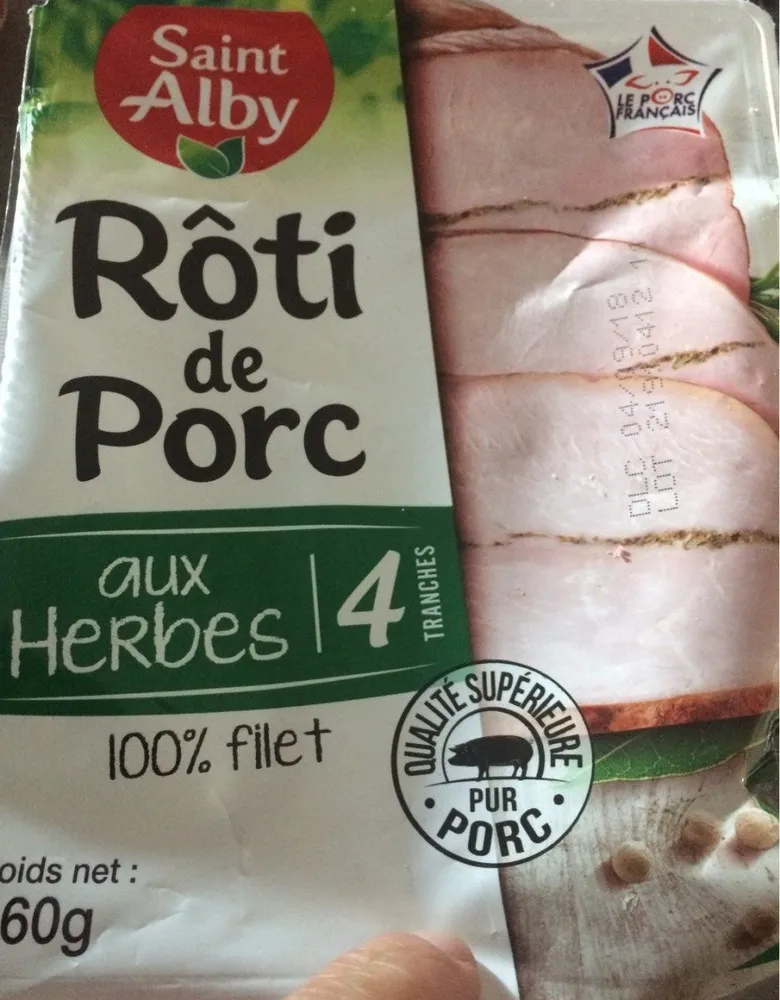 Roti de porc aux fines herbes