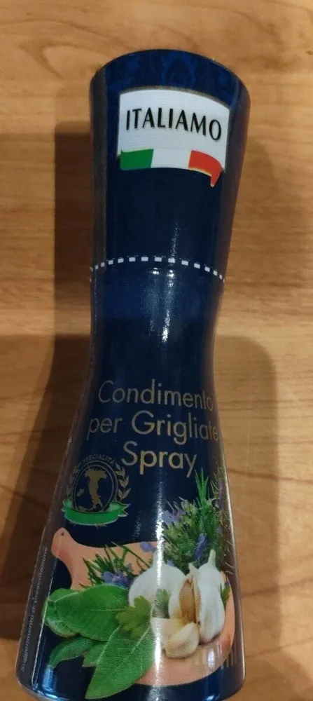 Condimento per grigliate spray