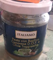 Pesto con basilico genovese D.O.P e olive taggiache
