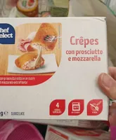 Crêpes al prosciutto e mozzarella