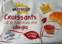 Croissant 30% di farcitura alla ciliegia