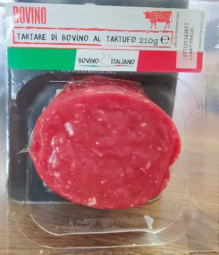 Tartare di bovino al tartufo 210g
