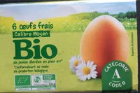 6 oeufs frais moyen