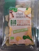 Tortelloni rellenos Mijo, espinacas, tofu y seitán
