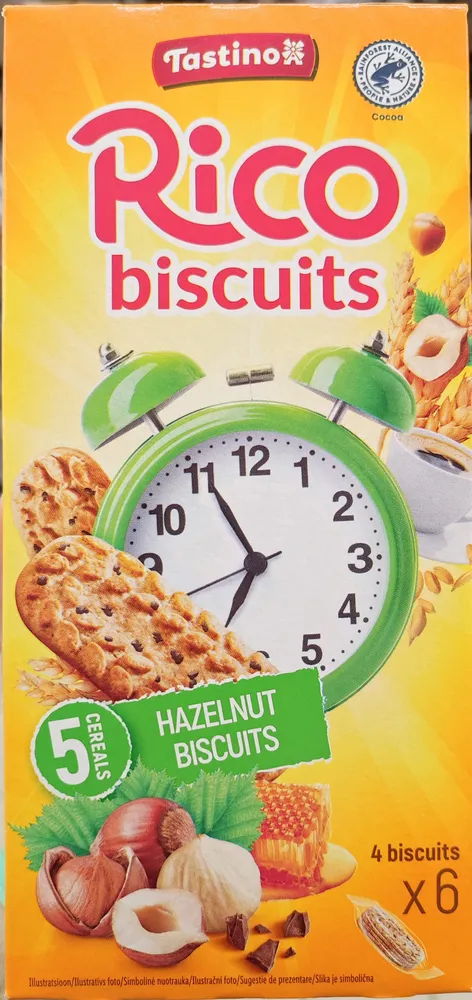 Rico biscuits hazelnut