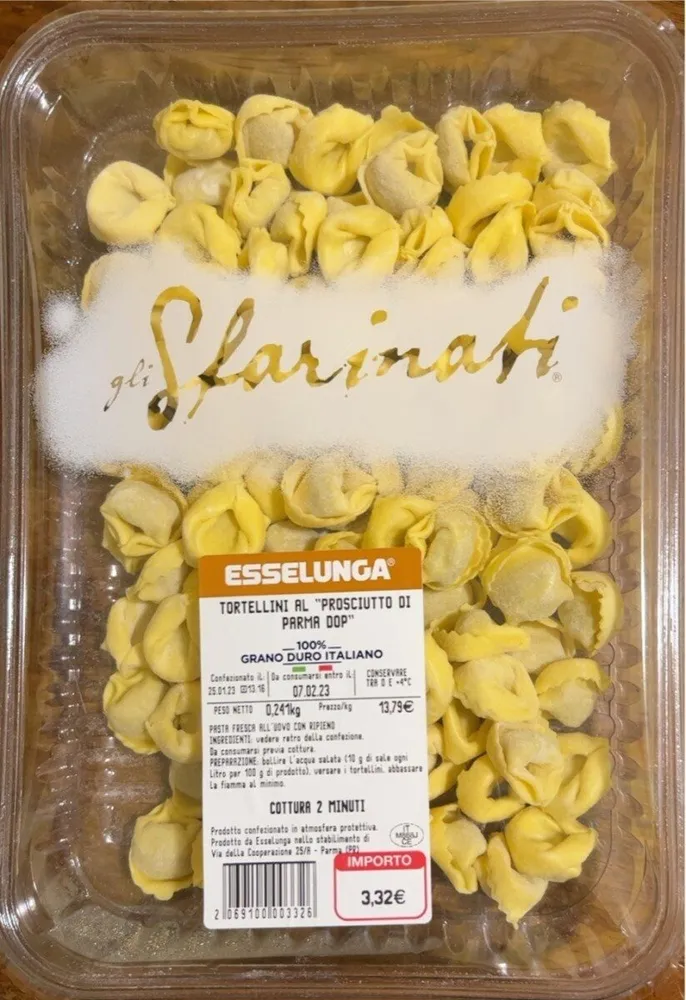 Tortellini al prosciutto di Parma DOP