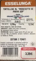 TORTELLINI AL PROSCIUTTO DI PARMA DOP