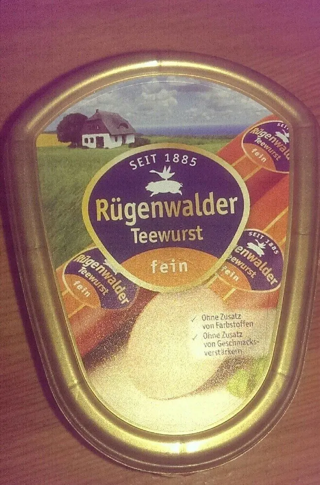 Rügenwälder Tee Wurst