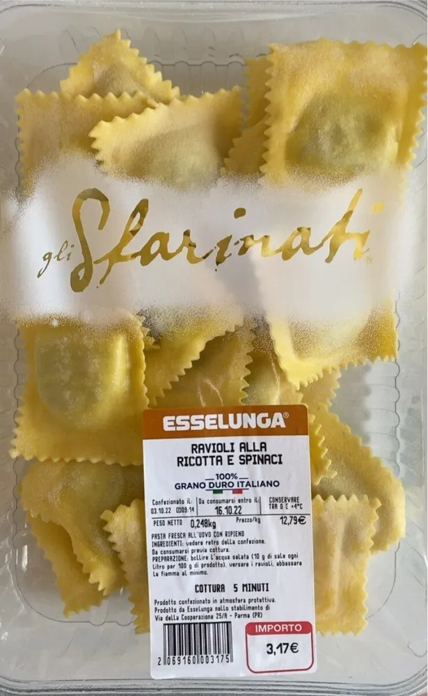 Ravioli alla ricotta