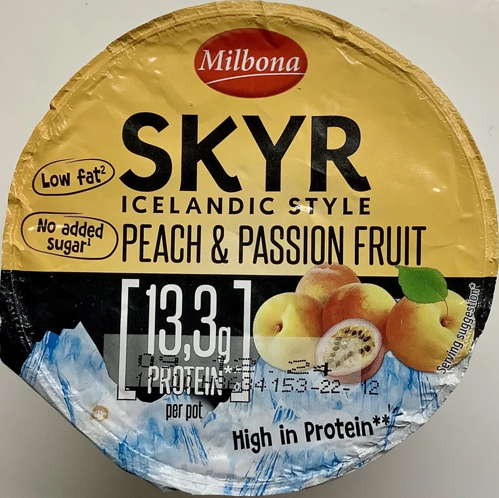 SKYR ICELANDIC STYLE PEACH & PASSION FRUIT