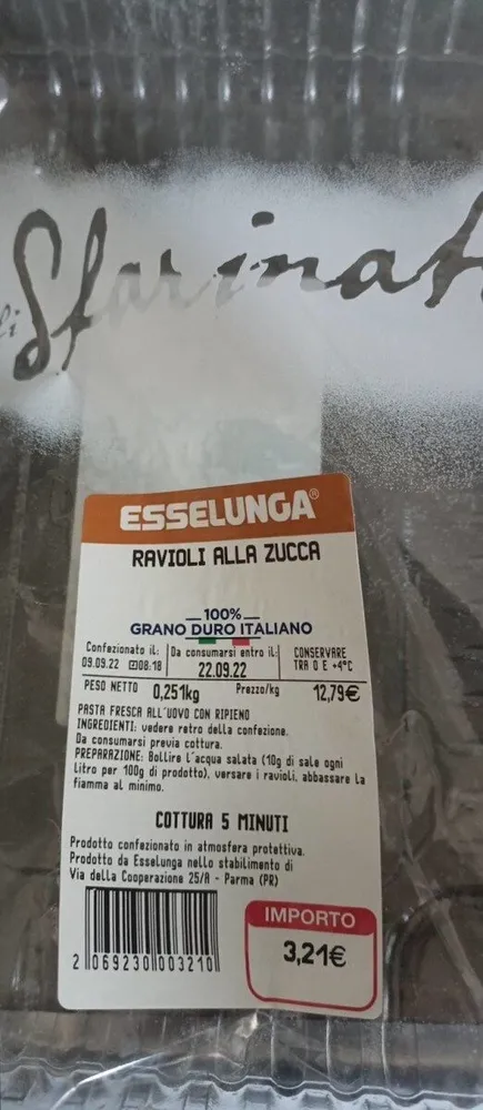 Ravioli alla zucca