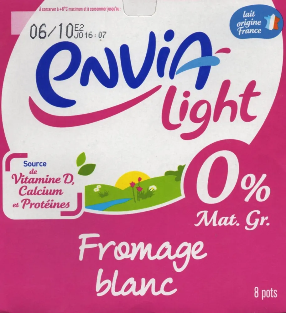 Envia light fromage blanc