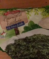 Épinards hachés à la crème fraîche