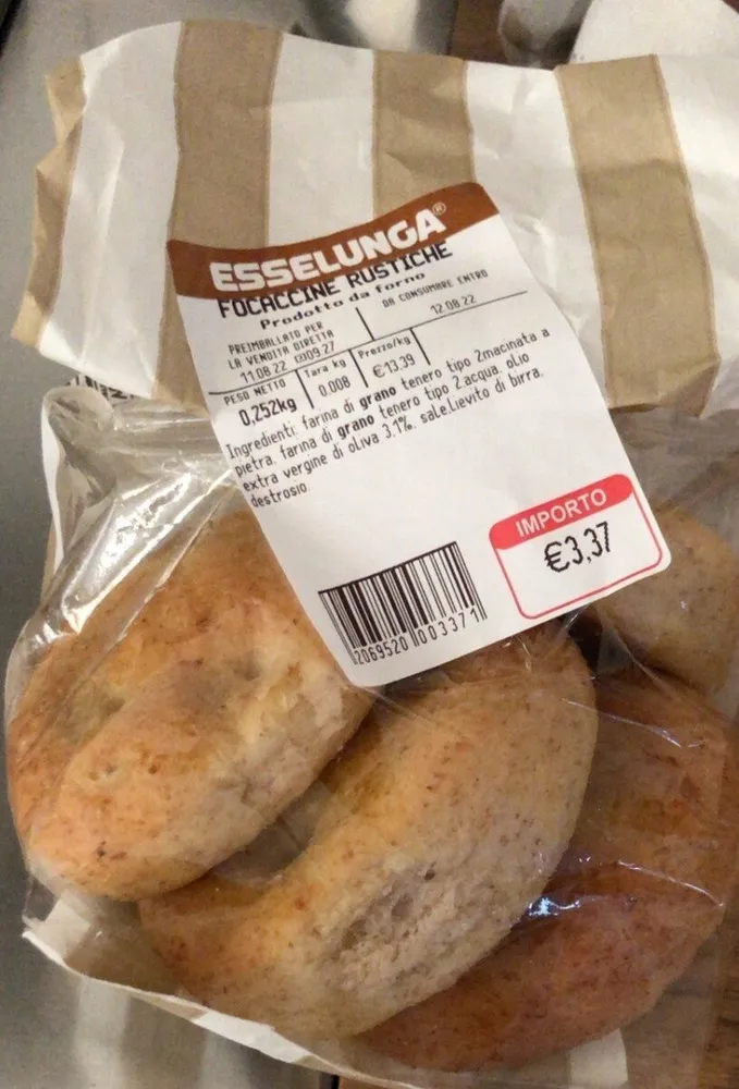 Focaccine rustiche