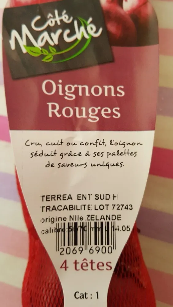 Oignons rouges
