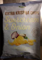 Crusti Croc Extra krispiga chips Sourcream & Onion