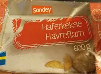 Crispy oat cookies havreflarn
