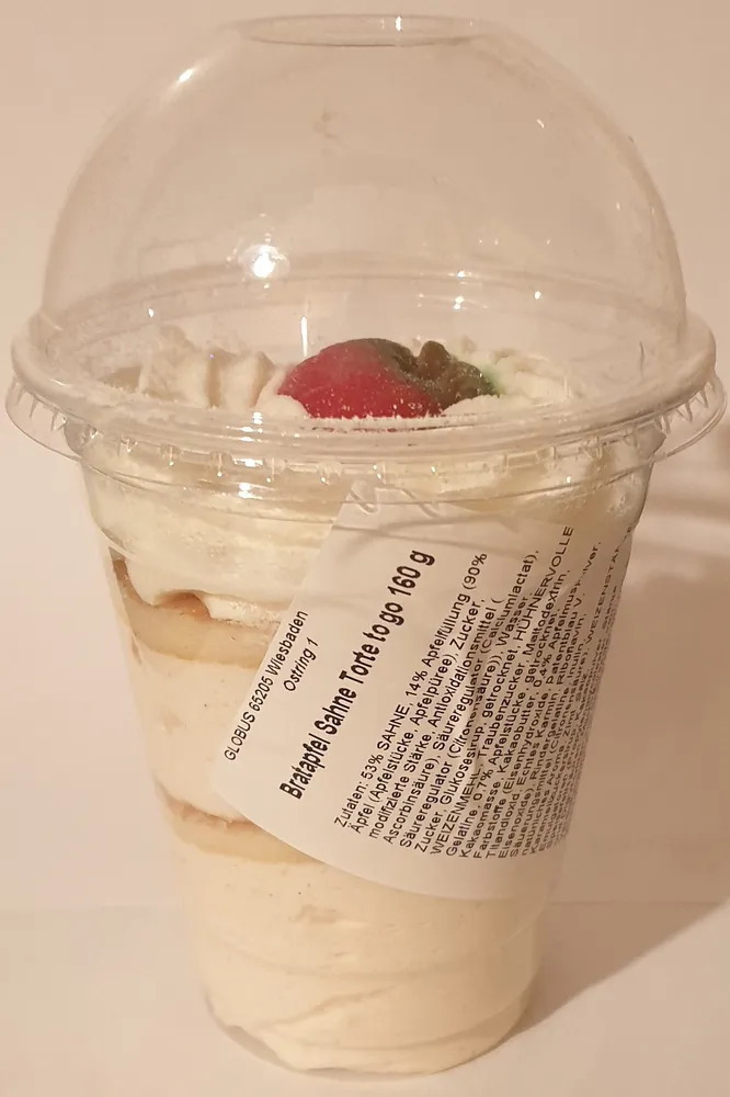 Bratapfel Sahne Torte to go