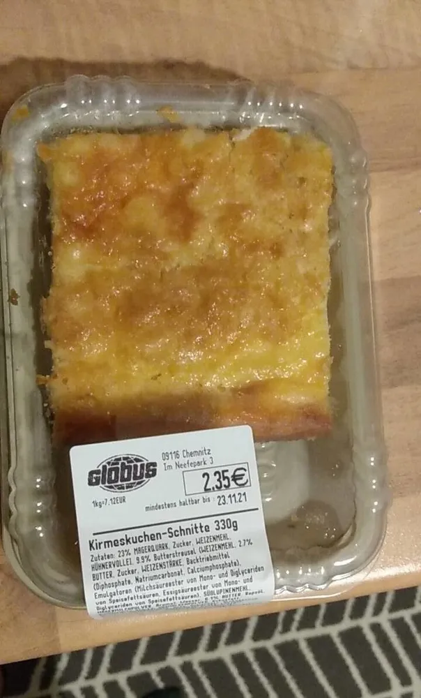 Kirmeskuchen-Schnitte