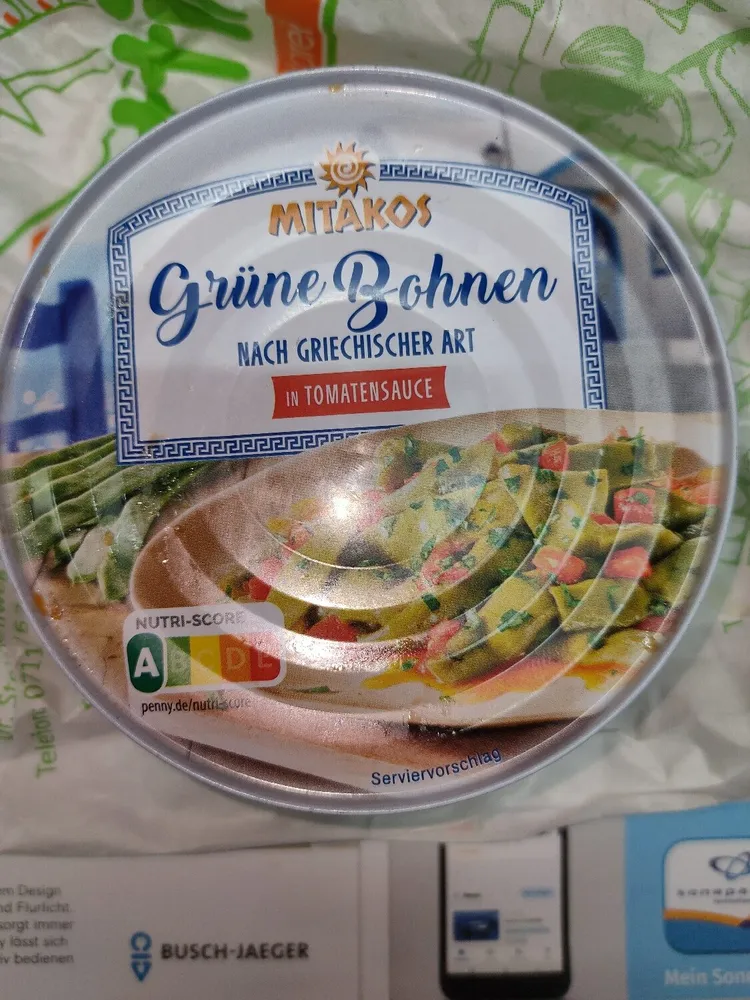Grüne Bohnen nach griechischer Art