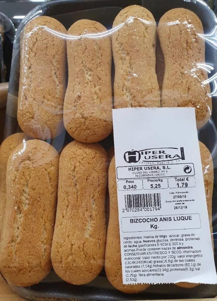 Bizcocho anís