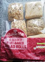 6 Seeded Part-Baked Bread Rolls