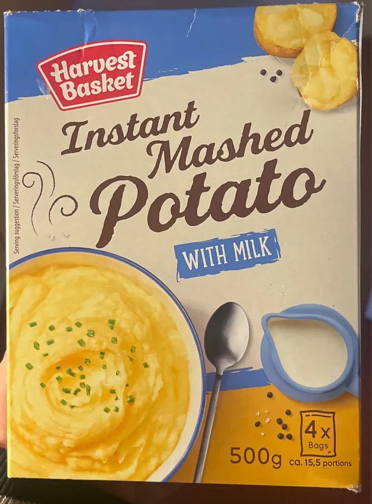 Harvest Basket Instant Mashed Potato with Milk