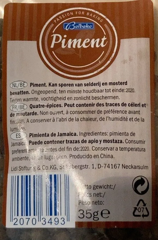 Pimienta de Jamaica
