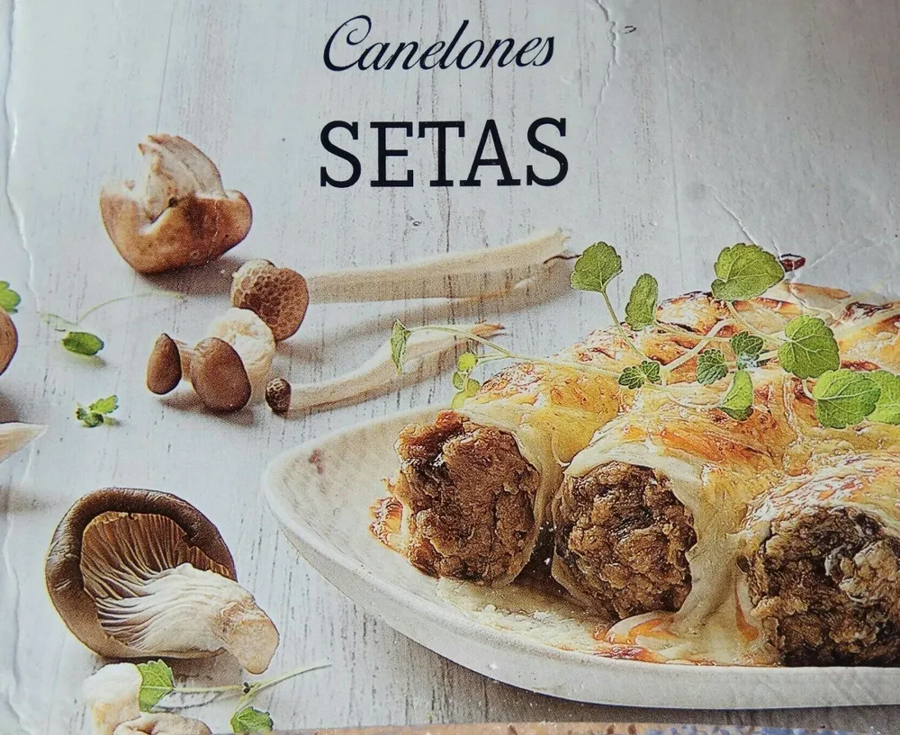 Canelones setas
