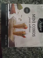 Mini conos para rellenar