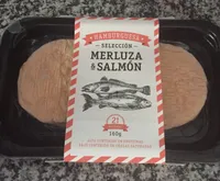 Hamburguesa merluza y salmón