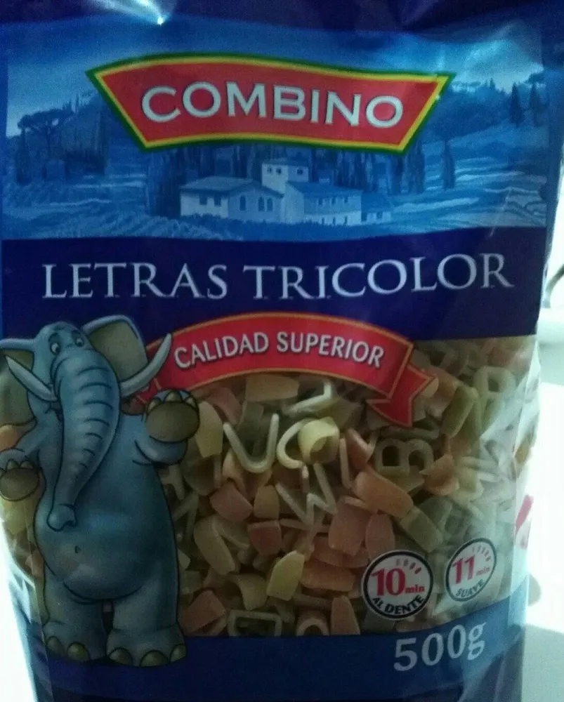 Letras tricolor