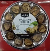 Bocaditos de higos rellenos con nueces