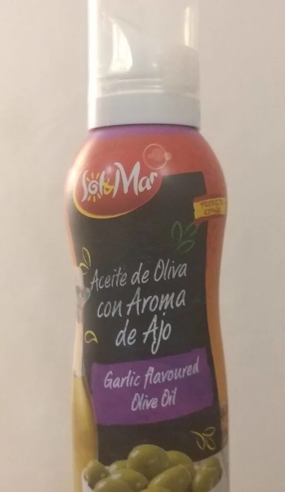Aceita de oliva con aroma de ajo